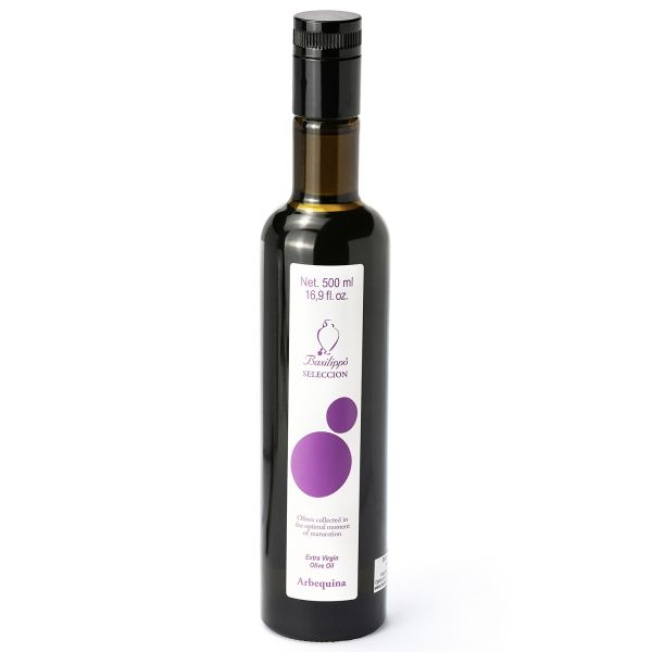 Extra Virgin Olive Oil, Arbequina - Basilippo