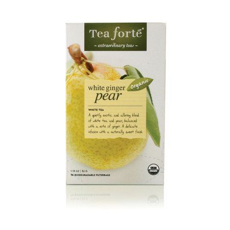 Ginger Pear White Tea, Organic