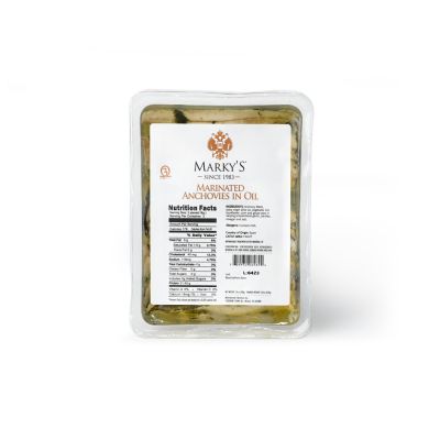 Marinated & Seasoned White Anchovies in Oil, Boquerones